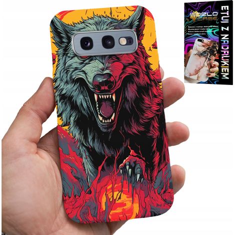 Coque pour Samsung Galaxy S10E - Motifs loups + film protecteur (1/5)