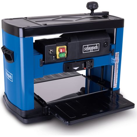 [JAMAIS UTILISÉ] Scheppach Raboteuse PLM1800 - 1500 W - Arbre de rabotage Ø48 mm - Vitesse de rotation 8500 min-1 - Hauteur/largeur de passage 152 mm / 330 mm - 2 fers