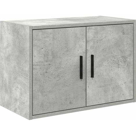 Maison Exclusive - Pensile per Garage Grigio Cemento in Legno Multistrato