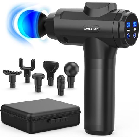 Pistolet de massage des tissus profonds, percussion portable pour les muscles-AquaForge