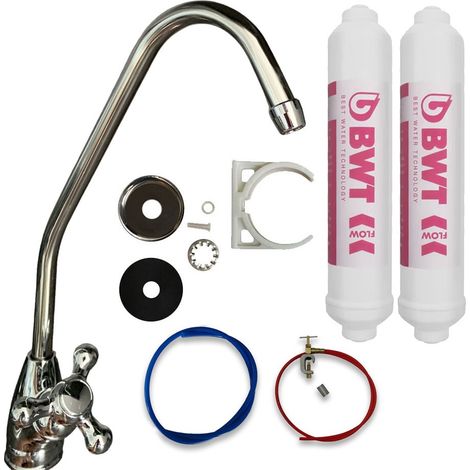 BWT Magnesium Mineralizer In Line Under Sink Drinking Tap + 2 Water Filters (1/5)