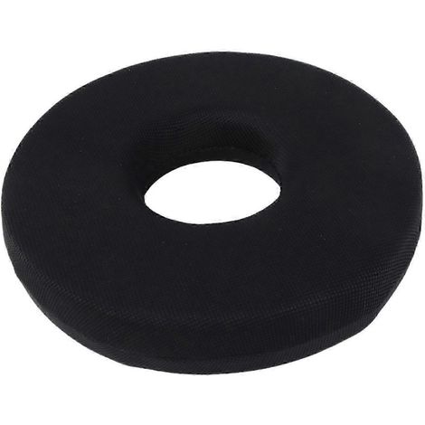 Coussin de siège annulaire en mousse à mémoire de forme pour soulager les douleurs du coccyx, les hémorroïdes, la bursite de la hanche et les douleurs coccygiennes en général.-AquaForge (1/5)