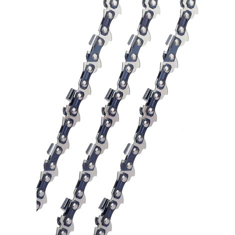 Cadena de motosierra 3 x 40 cm 3/8" 55 eslabones de transmisión 1,3 mm, retroceso bajo compatible con Stihl (1/5)