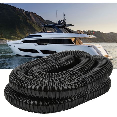 Kit d'installation de tuyau de vidange de pompe de cale pour yacht/camping-car, 1-1/8 pouce, noir [29 mm] (1/5)