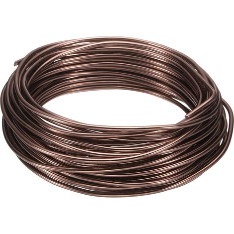 Fil Pour Bonsaï Fil Formation 2.5mm/10 Gauge Longueur 33ft Marron (1/5)