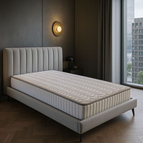 Materasso 22 cm 90x200 - Cuscino Memory Molto Duro - Comfort Ottimale - Uso Quotidiano - Supporto Efficace - MATERASSO SUPER DELUXE