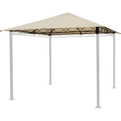 Tetto di ricambio 3x3 m per Paradise Premium ca. 220 g/m² crema