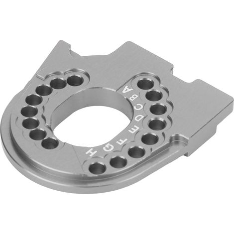 Plaque de fixation moteur en alliage d'aluminium pour voiture RC Crawler Traxxas 1/10 (remplacement titane) (1/5)