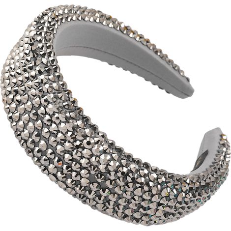 Headband Bijou - Bandeau Crystaux Épais - Pour Soirée Formelle Mariage Fête - Taille Unique - 1 Pièce (1/5)