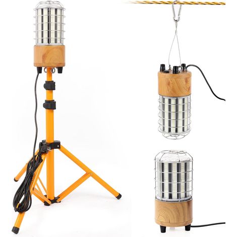 150w Projecteur de Chantier sur Trépied,21000 lumens, Lumière à 360 degrés, Également utilisé pour un événement extérieur/Pary (Couvercle Transparent 150W 21000lumens) (1/5)