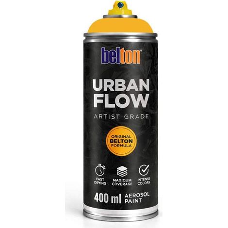 Bombe de peinture - Jaune melon - Belton - Urban Flow - 400ml - Haute couvrance