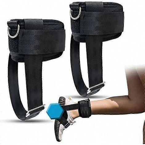 Sangle de cheville avec haltère à poids ajustable pour l'entraînement des flexions de jambes (1/5)