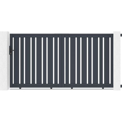 Puerta corredera de aluminio 3m VEYMONT 300 x 160 cm (1/5)