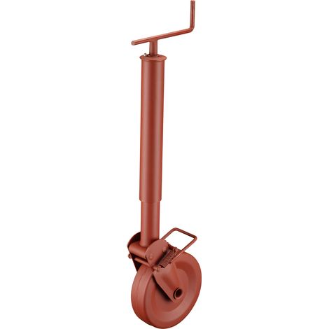 Wiltec Roue jockey de remorque semi-automatique – Capacité de charge max. 1000 kg – avec Roue en acier Q235 – pour Tracteurs, Agriculture, Sylviculture (1/5)