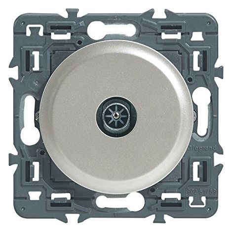 Legrand 099765 Presa TV singola maschio Céliane - titanio con supporto (1/2)