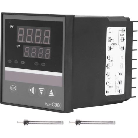 REX‑C900FK02‑VxAN Régulateur de température PID intelligent pour incubateur, AC220V (1/5)