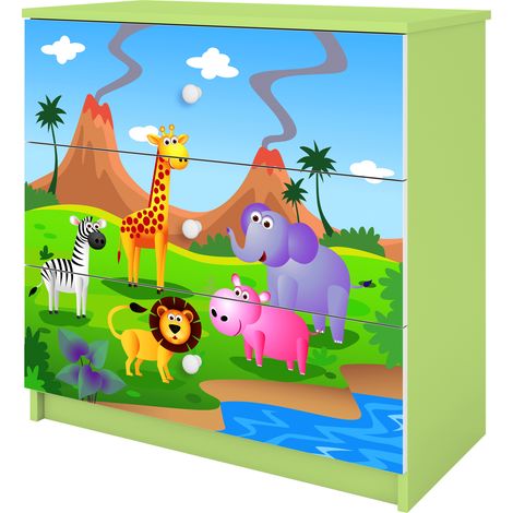 Kinderkommode Babydreams Grün (1/5)
