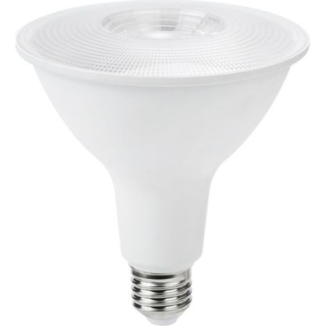 Bombilla LED reflectora 16W color verde, casquillo E27.Uso para jardín. Con IP 65 (resistente agua y polvo)