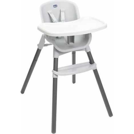 Chicco Zest Hochstuhl grau elegantes Design (1/3)