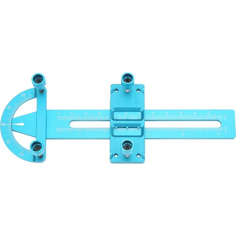 RC-Stoßdämpfer-Messständer aus Aluminiumlegierung, frei verstellbar, robust und langlebig, Messwerkzeug für RC-Autos, blau (1/5)