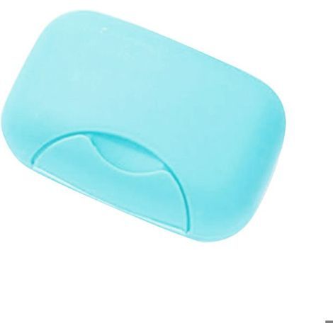 Travel Soap Case - Hygienic - Blue Plastic (1/5)