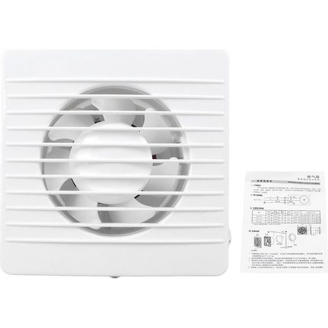 Ventilateur de Salle de Bain Puissant et Silencieux, Hotte Murale pour Cuisine, 4 Pouces 220V (1/5)