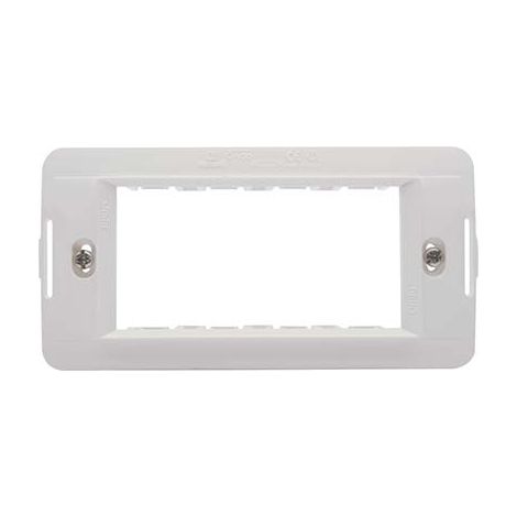 SUPPORTO FRUTTI AQUA MARLANVIL - PC BIANCO POSTI 4- 10 pezzi