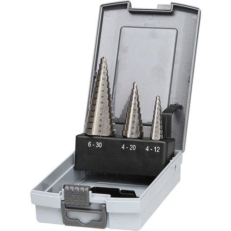 Stufenbohrer-Set 3-teilig - Pro Set