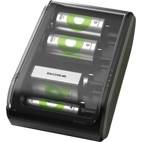 GP Batteries B631 Caricabatteria universale per batterie NiMH