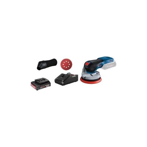 Bosch Akku-Exzenterschleifer GEX 18V-125 / 1x 2,0 Ah Akku + Ladegerät