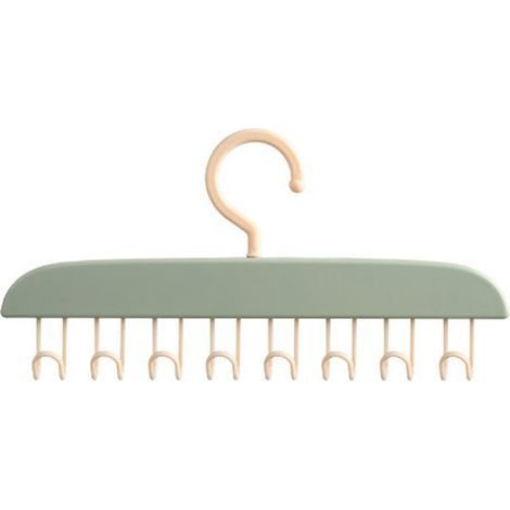 Cintre pour débardeur, gain de place, organisateur de soutien-gorge, vêtements ondulés avec crochets pour camisoles, hauts, soutiens-gorge, cravates, maillots de bain, robe à bretelles, vert clair (1/5)