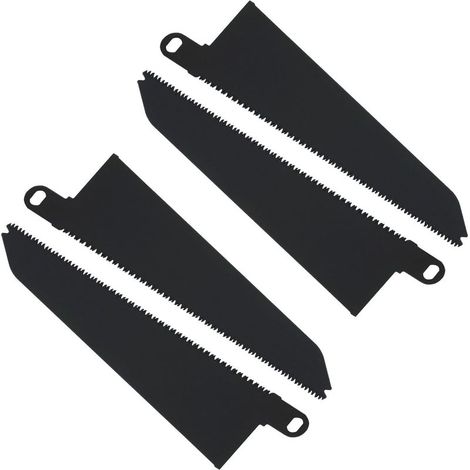 4x ssb229ct lame de scie à acier au carbone lame de scie alternative pour bois dur résineux plastique coupe compatible noir Decker compatible Piranha (1/4)