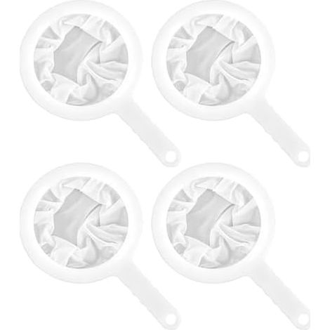 Lot de 4 tamis fins en nylon - 200/300/400/450 - Pour jus, lait, café (1/5)