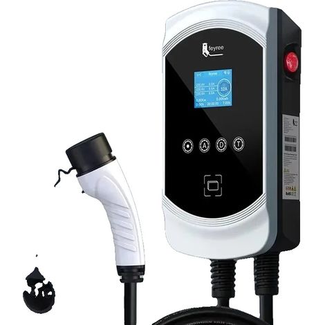 Caricabatterie per veicoli elettrici, monitoraggio intelligente, design resistente, 22 kW 32 A trifase (1/2)