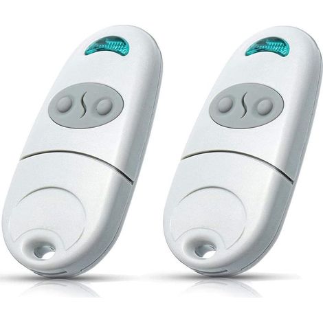 QAZQA Télécommande Universelle Portail, Came Top 432NA Lot de 2 Telecommandes Portatives 433, Compatibles avec télécommande de Porte et de Garage Top432EV/432/432EE/432A /432M/432S T432/CAME 432,433.9 (1/5)