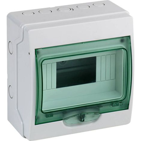 Schneider Electric 13443 13443 Centralino da parete montaggio superficiale Numero divisori = 8 Numero di righe = 1 Cont