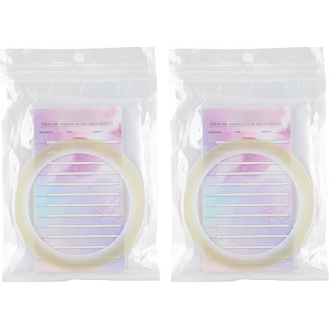 Porte-carte de rangement pour faux cils, étui à bandes d'extension et accessoires de pose (1/5)