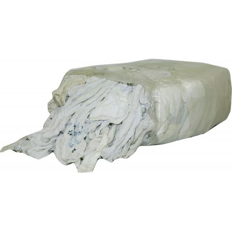 Principalmente panno per la pulizia in jersey bianco 5kg