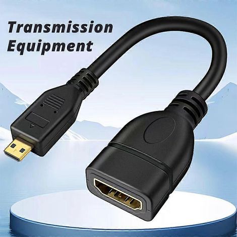 Adaptateurs MicroHDMI mâle vers femelle compatibles 4K, idéaux pour les voyages (1/4)