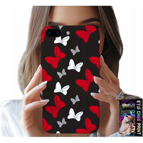 Custodia per iPhone (7 Plus) - fiocchi rossi e bianchi, topo, motivi (1/5)
