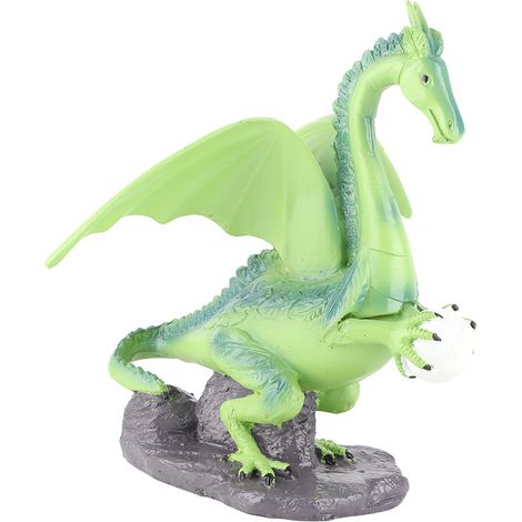 Statue de Dragon en Résine pour Jardin, Décoration Extérieure Résistante à l'Eau pour Terrasse et Balcon (1/5)
