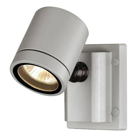 [NEUWERTIG] B-Ware SLV Myra Außenwandleuchte Gartenleuchte Terrassenleuchte Garagenlampe 1-flg grau (1/2)