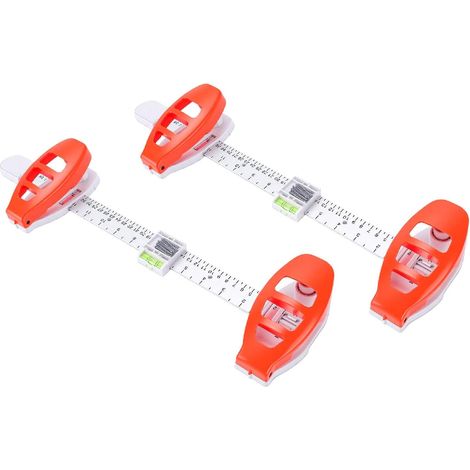 2-Pack Picture Hanging Hook, ABS Alignment Ruler (1/5)
