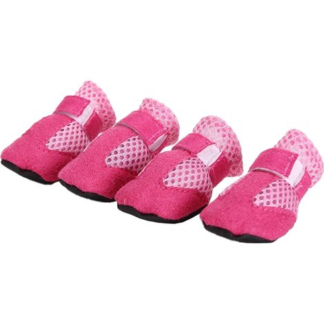 Chaussures Pour Chien - Bottes Respirantes Antidérapantes Pour Chiens Moyens Et Petits - Protection Des Pattes - Lot De 4 (1/5)