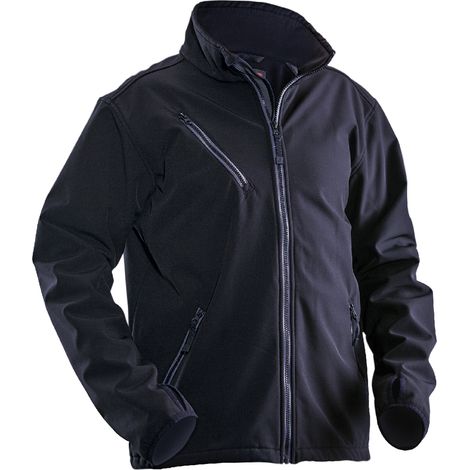 Jobman Softshelljacke 1201 Schwarz Größe XXL (1/5)