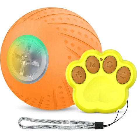 Ferngesteuerter Haustierball, zwei Betriebsmodi, geräuschloses Design, lange Batterielebensdauer, sicheres Material, automatische Hindernisvermeidung, interaktives Hundespielzeug, Hütehundball, Katzen (1/2)