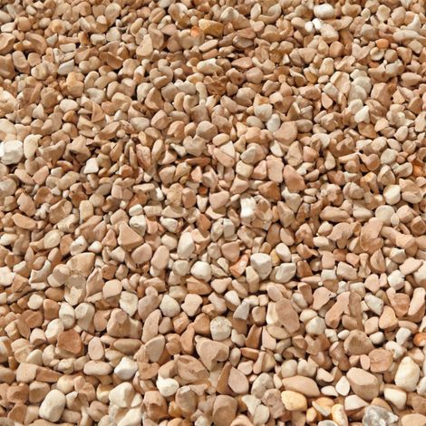 Pavimento drenante fai da te ciottoli in marmo e resina rosa corallo 15,750 kg (1/5)