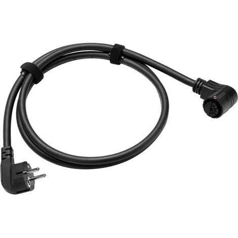 Câble secteur EcoFlow Type F 1,5 m. Charge rapide et sûre via prise Schuko. Compatible Stream
