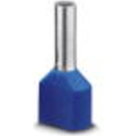 Phoenix Contact 3240668 Capocorda doppio 0.75 mm² Parzialmente isolato Blu 100 pz.