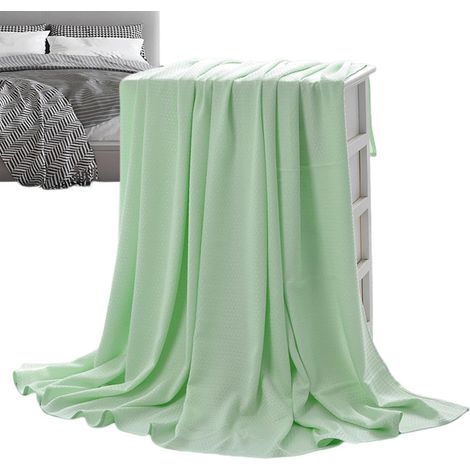 Couverture rafraîchissante d' - Couverture de Confort de Refroidissement de Glace,Couette fraîche légère et Respirante et Douce pour la Peau pour Le canapé du Salon (1/5)